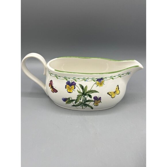Studio Nova Garden Bloom Creamer & Sugar Bowl Set Floral Butterfly Design - Picture 6 of 8
